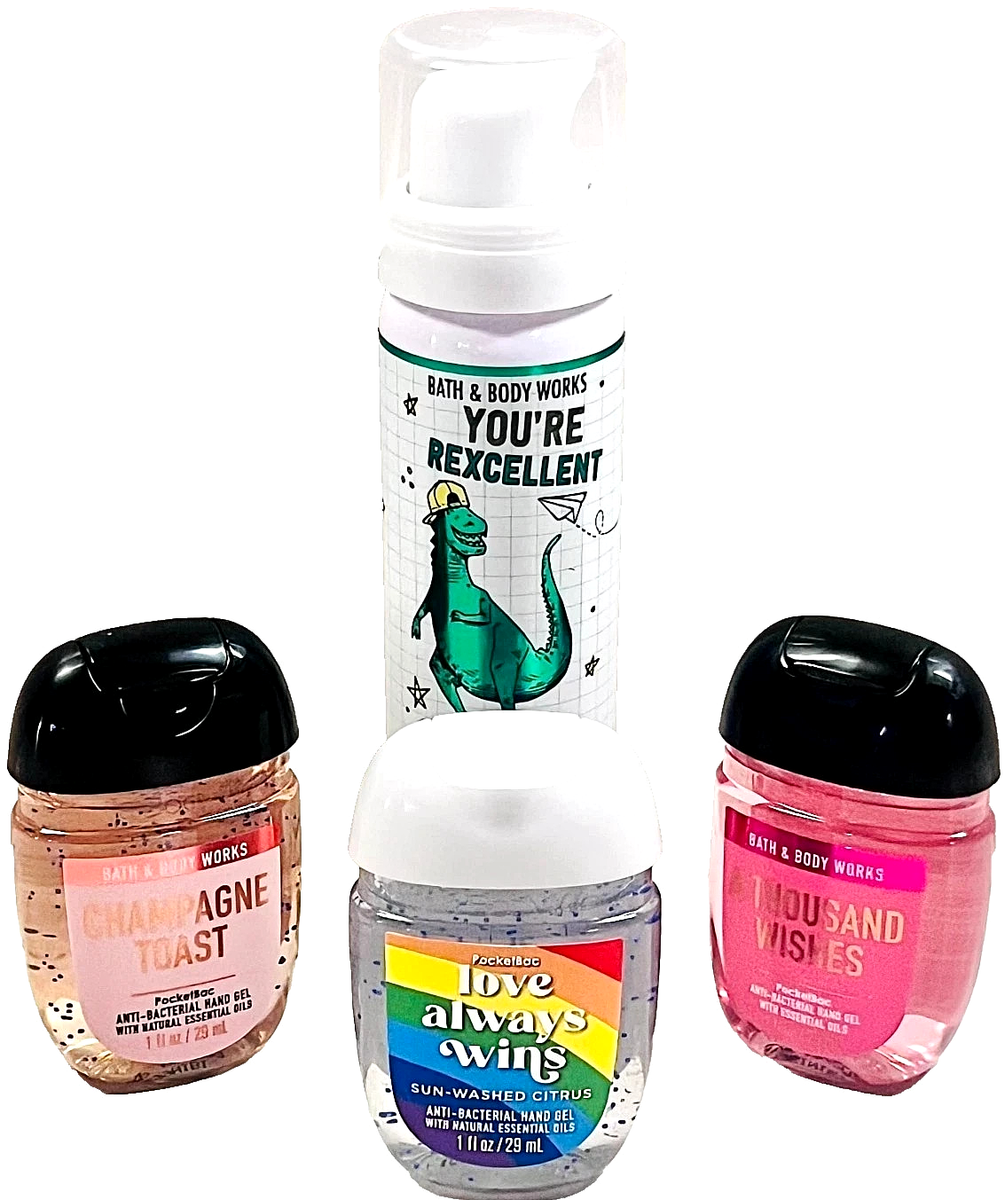 Pick Sanitizer Dinosaur Foam or 1000 Wishes/Ch Toast PocketBac