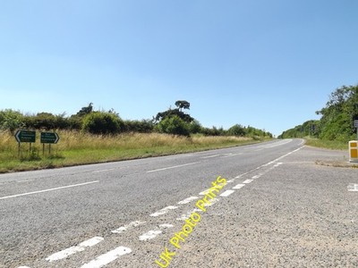 Foto 6x4 A143 Rickinghall Botesdale Umgehung, Rickinghall Candle Street um 2016