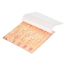 5 Sheet Gold Leaf Sheet, 5.5"x5.5" Booklet Paper,Bronze Square