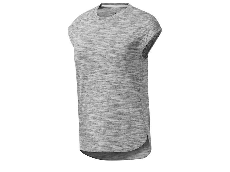 Футболка Reebok Damenkleidung CF8604 EL MARBLE TEE Grau 4890₽