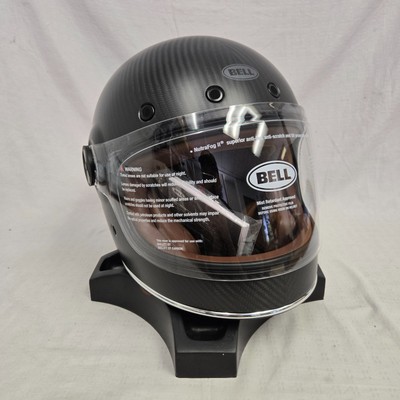 Bell Bullitt GT Carbon Motorcycle Helmet Matte Black Large *DISPLAY*