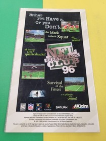 Sega Saturn Manual Only Revolution X