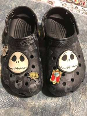 Crocs Boys  Sandals Black White Size 4M 6W