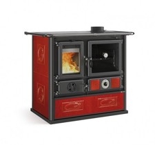 LA NORDICA TERMOROSA DSA.16 TERMOCUCINA A LEGNA  CERAMICA BORDEAUX 11KW 3005200