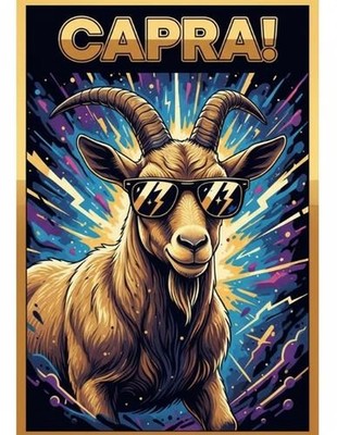 Capra!: Illustrazioni Epiche per Scatenare il GOAT che ? in Te! by Alino Colorin