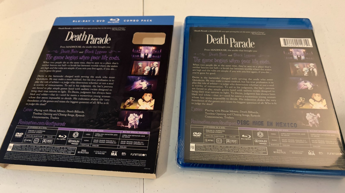 Death Parade: the Complete Series (Blu-ray) for sale online | eBay