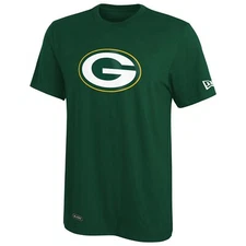 New Era NFL Men's Green Bay Packers Stadium Logo Team Short Sleeve Shirt