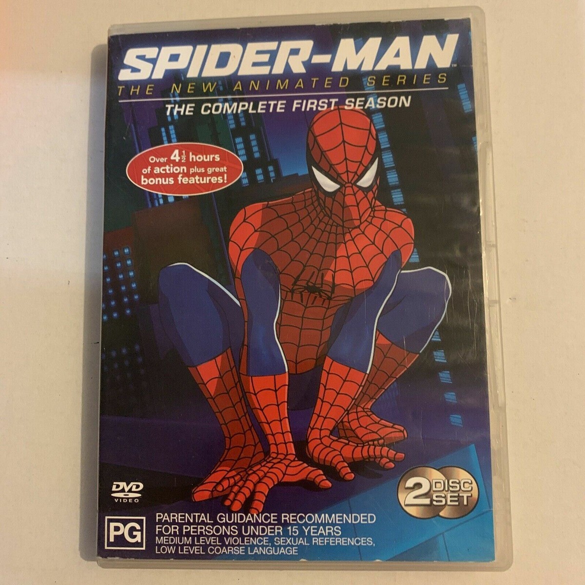 Spiderman - The New Animated Series : Season 1 (DVD, 2004, 2-Disc