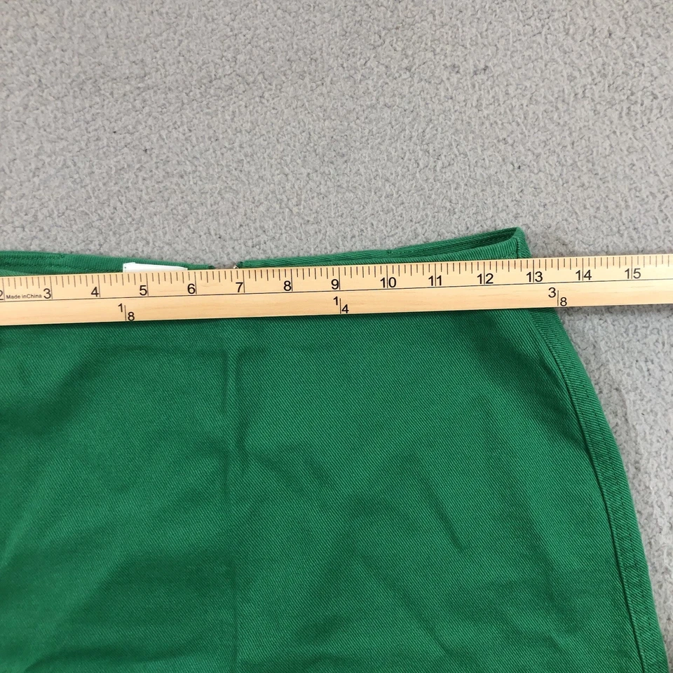 BDG Urban Outfitters Falda Verde Mujer Pequeña Lona Media Cremallera Y2k Hippie Preppy Foto 3 de 4