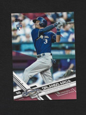 2017 Topps Series 1 Orlando Arcia RC #255 Mother's Day Pink Parallel /50 [Read]