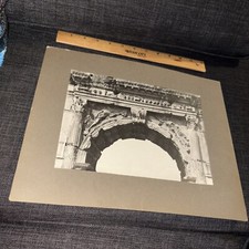 Antico Arco di Tito Marmo Travertino Dettaglio Montato Architettura Romana Foto