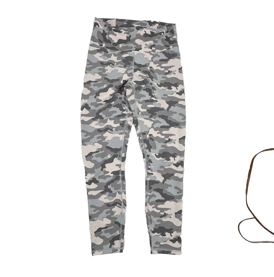 fabletics camo powerhold ankle criss cross back leggings