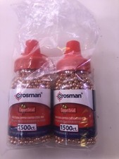 LOT OF 2 Crosman COPPERHEAD BBs 1500-count 4.5mm Copper-Coated BB
