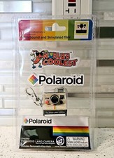 Worlds Coolest Smallest POLAROID LAND CAMERA Toy Miniature OneStep Keychain New