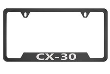 Black Chrome License Plate Frame For Cx-30 Cx30