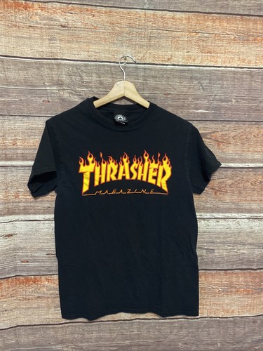 Thrasher T Shirt Black Size Small | eBay