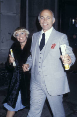 Gavin MacLoed and wife Patti MacLoed at a performance of 'Annie' o- Old Photo