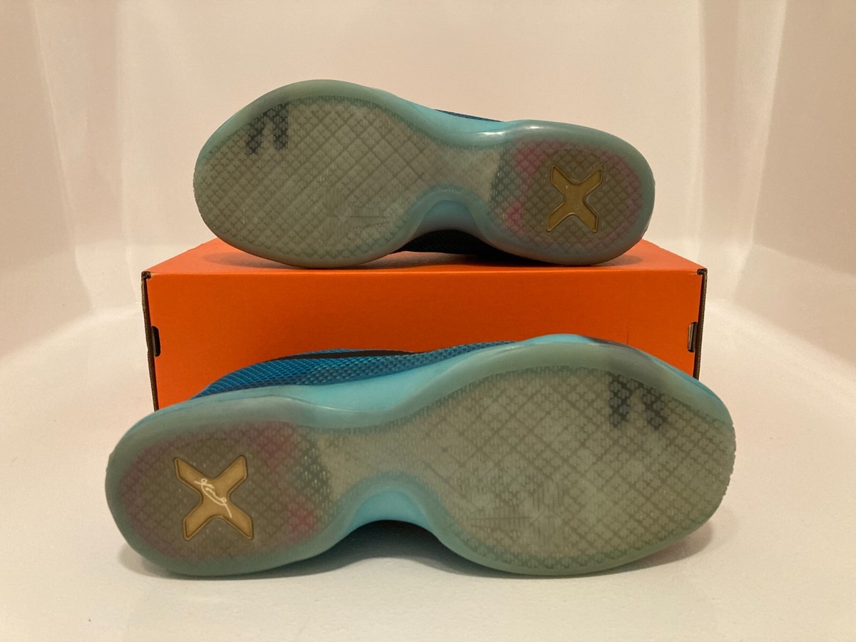 Sz 10.5 Men - RARE Nike Kobe 10 '5 AM FLIGHT' Blue