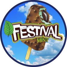 Eiswagen Aufkleber Festival Mint Lolly Sticker Lolly Anh&auml;nger Decal