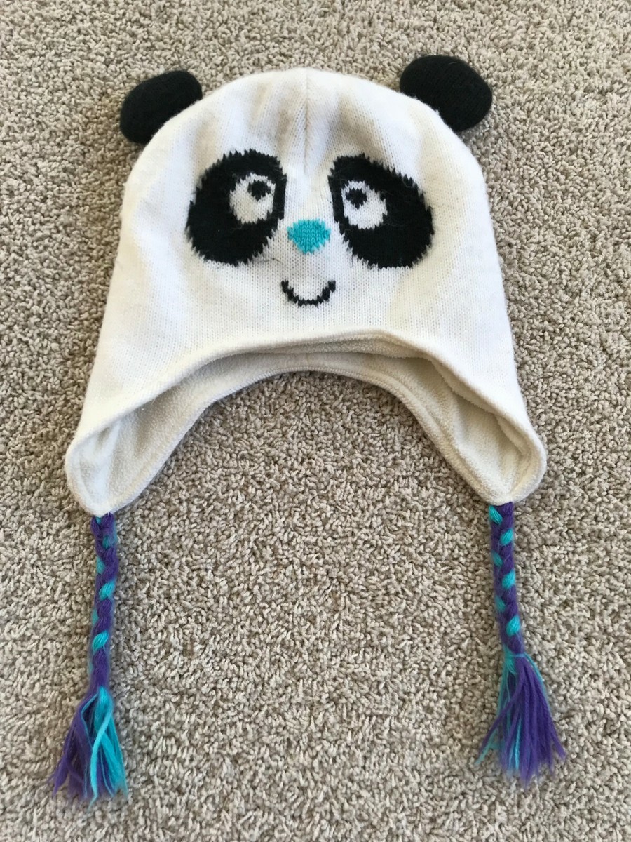 Bonnet Et écharpe Panda Pour Fille - 7-8 Ans - Gris Et Blanc (Occasion)