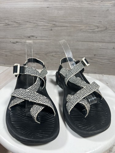 Chaco ZVolv X 2 Womens 10 Black White Sandals - Picture 8 of 17
