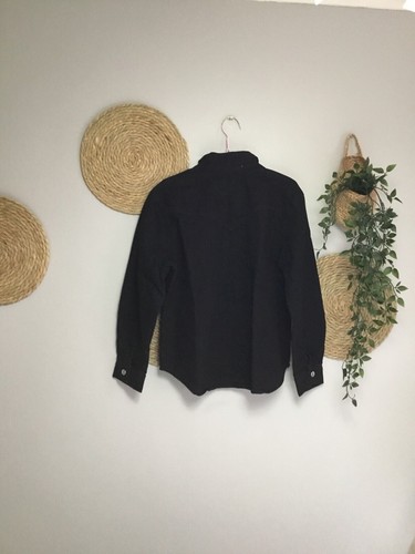 Zara Black Denim Studded Fringe Western Jacket S UK10 Bnwt G205S - Picture 5 of 7