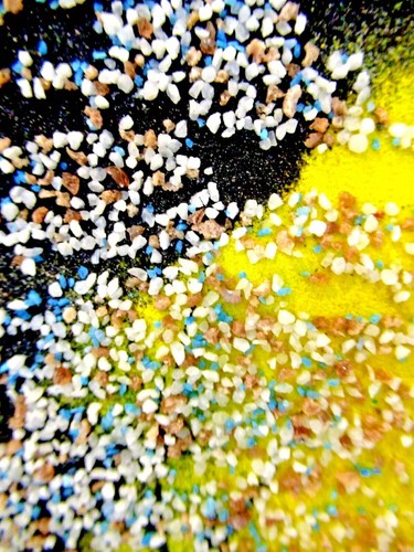 RUSSIAN ART "GEMSTONE / WOODEN PLAQUE" ~ (HAND MADE WITH CRUSHED GEMSTONES) #16 - Picture 6 of 9