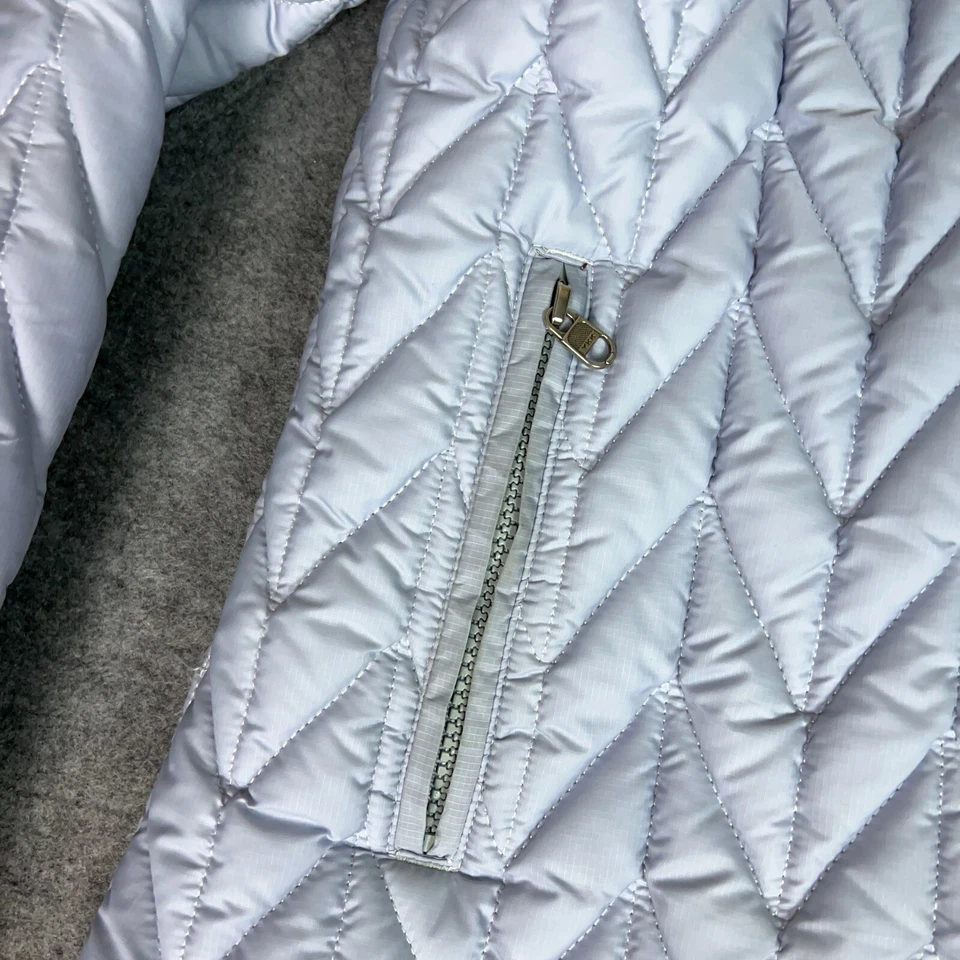 Vintage Patagonia Womens Jacket Small Blue Puffer Coat Chevron Quilted USA Gorp - Image 4 of 4