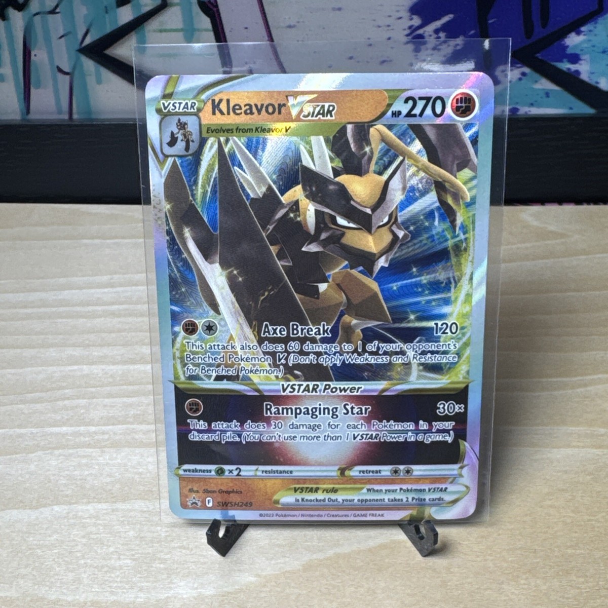 Kleavor VSTAR SWSH249 Full Art Textured Holo Ultra Rare Promo