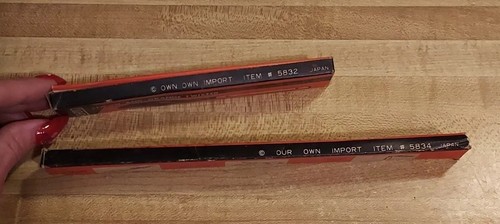 Vintage Mid Century Modern MCM Wood Party Knive/Fork Stainless Steel Japan w Box - Picture 23 of 23