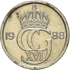 #934386 M&uuml;nze, Schweden, 10 &Ouml;re, 1988