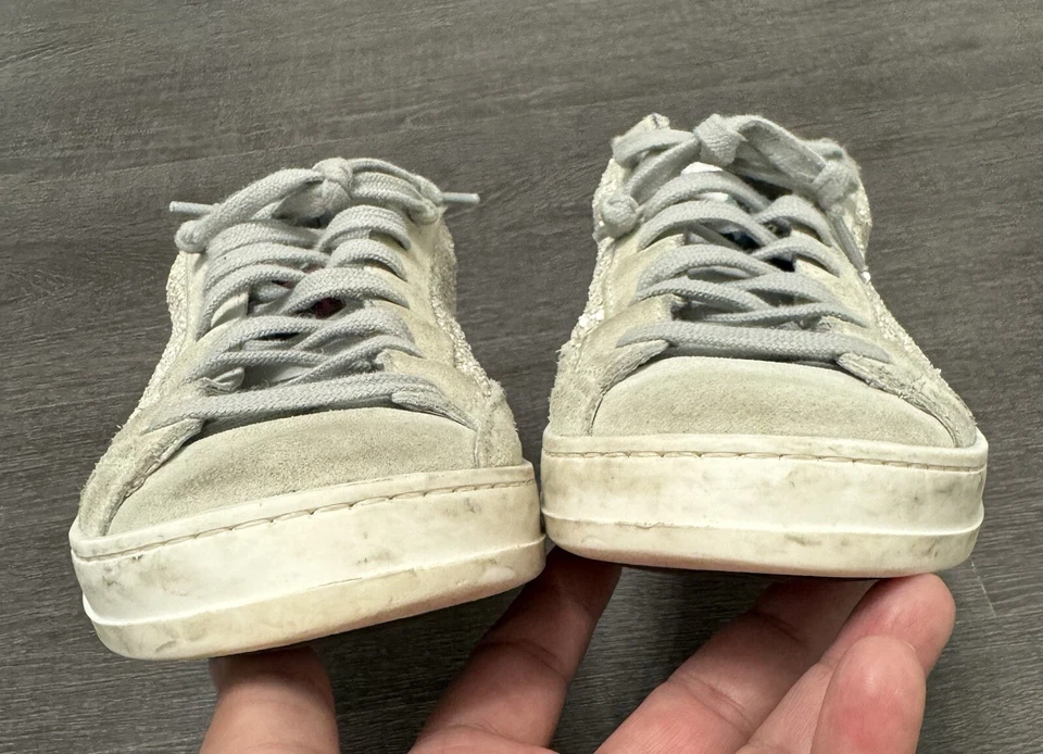 Tenis para mujer P448 John Glitter arco iris guepardo rosa rayas minimalistas 38 Foto 4 de 4