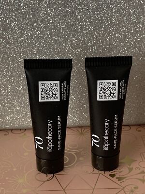 2 x 70 Ilapothecary Save-Face Serum 5ML Probiergröße Neu