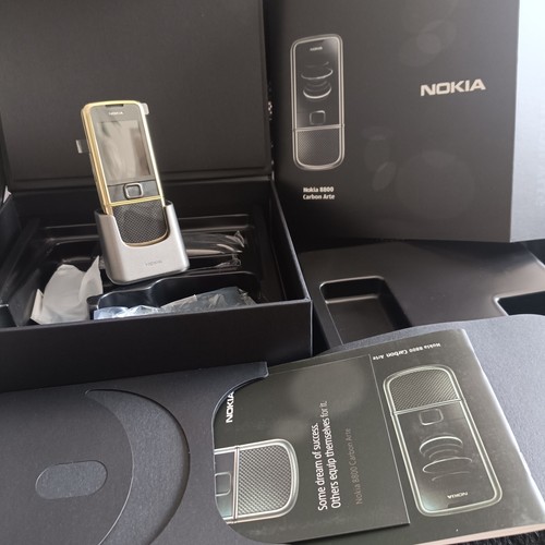 ORIGINAL NOKIA 8800 CARBON ARTE RM-233 4GB UNLOCKED MOBILE PHONE MADE IN KOREA - Afbeelding 15 van 16