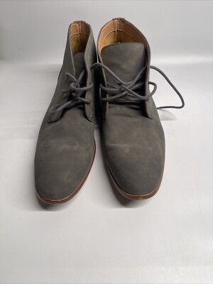 Steve Madden Men\'s Gray Taupe Suede Lace Up Boots Made in Italy NEW Size 8 Steve Madden Mens Hestonn Taupe Suede Leather Lace Up Chukka  main image 3