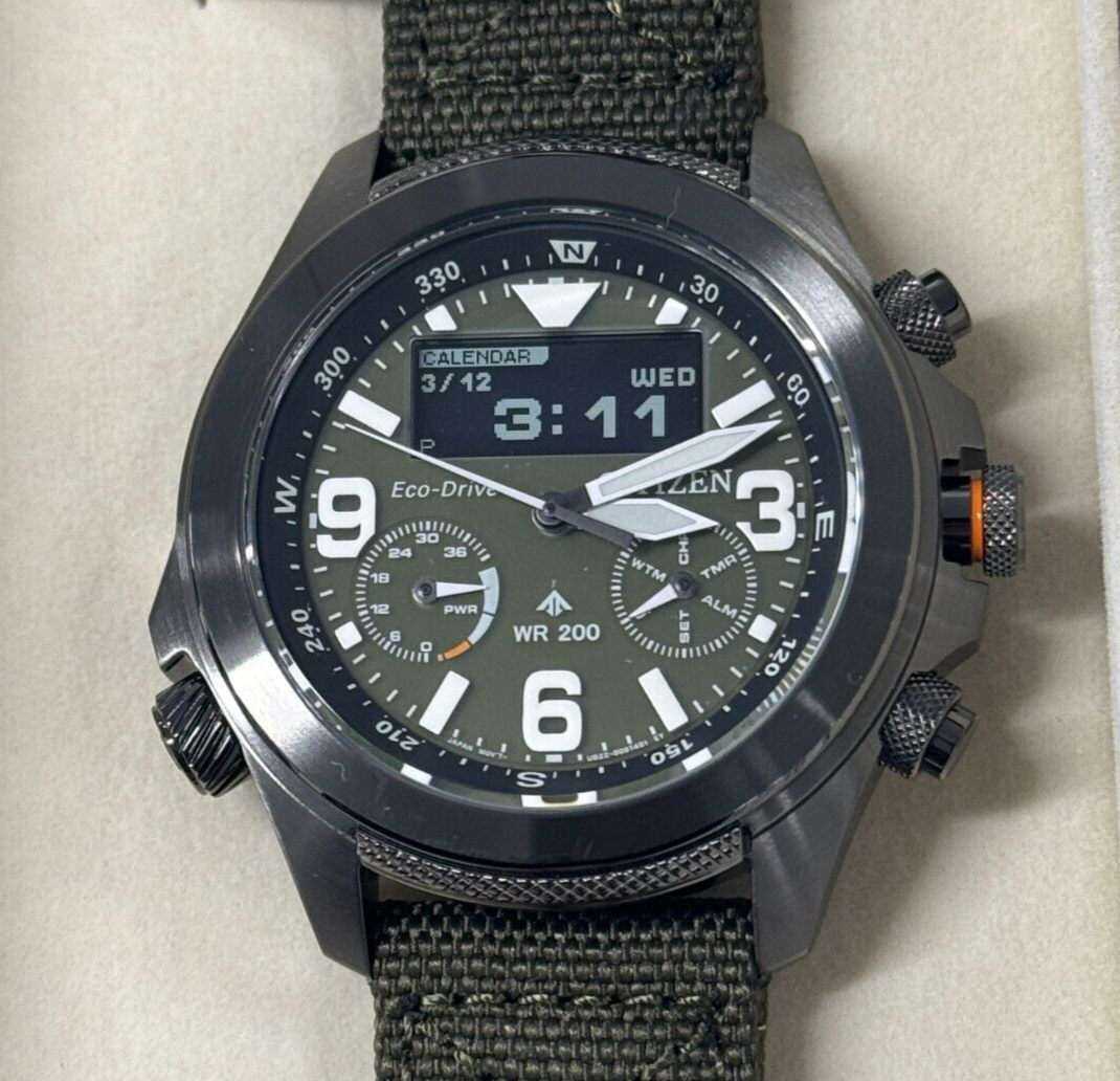 CITIZEN JV1005-02W PROMASTER LAND Series Light-Powered Japan CITIZEN JV1005-02W PROMASTER LAND Series Light-Powered Japan