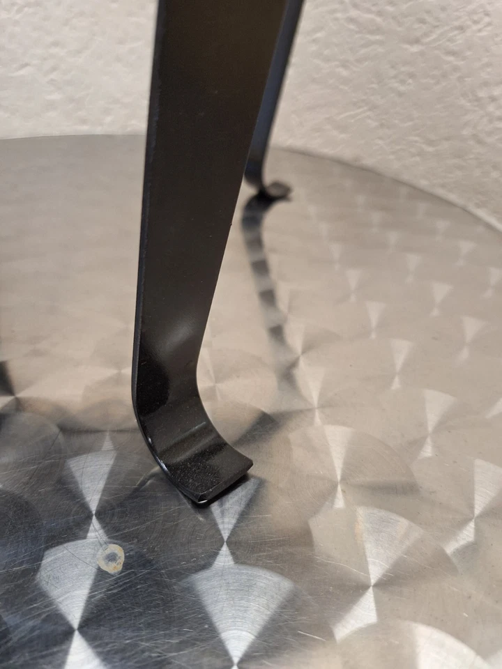 Blumenbank / Podest Metall-Fliesen, Restauriert, 30x30x34 - Bild 3 von 4