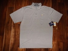 Champion ARIZONA STATE Polo Gray Striped Short Sleeve NWT Mens Shirt XL