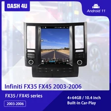 For Infiniti FX35 FX45 2003-2006 Android 11.0 Tesla Screen Car-Play GPS Radio