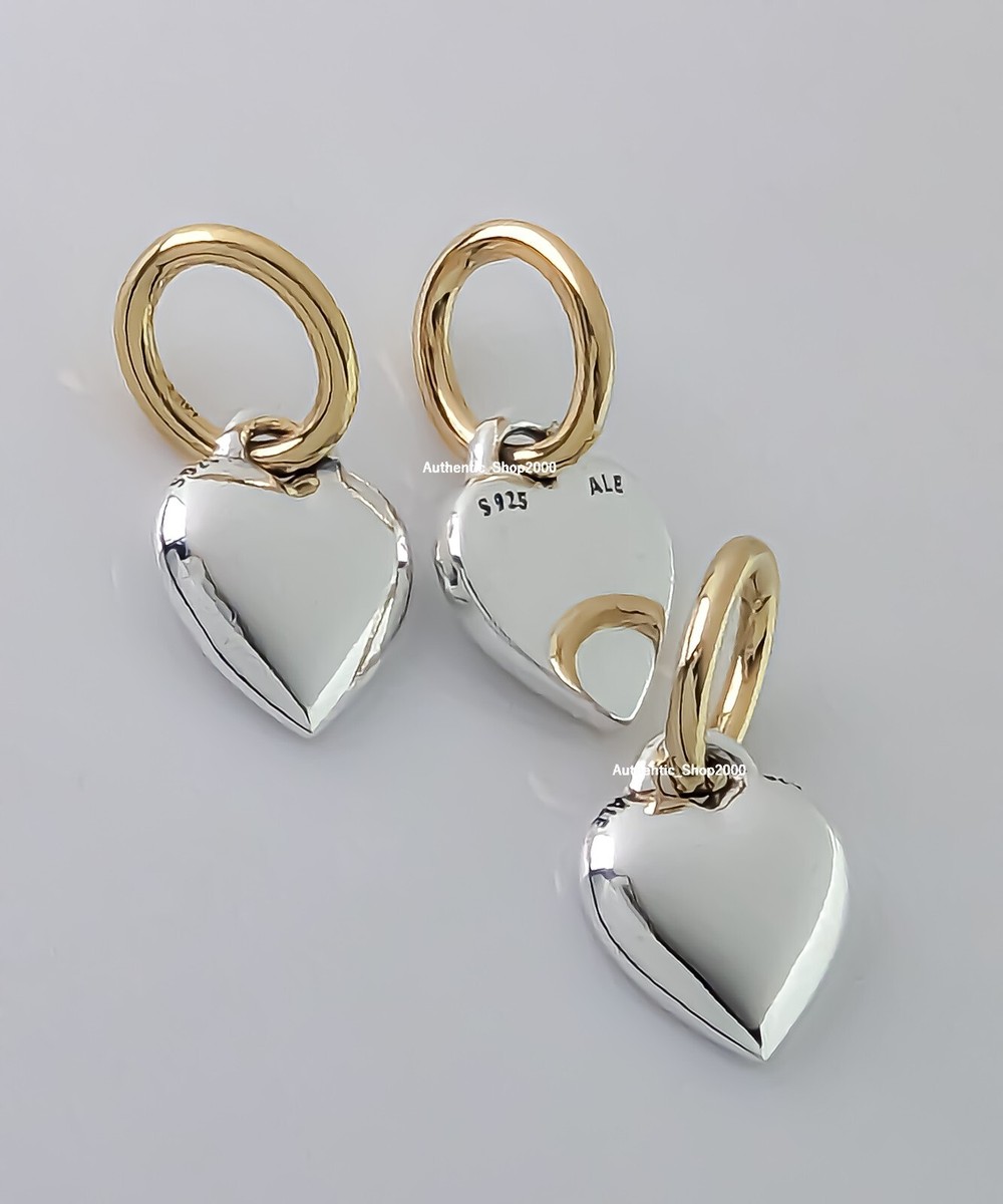 NEW Authentic PANDORA 925 14k Gold Splittable Friendship Triple