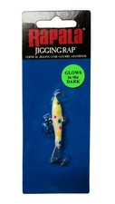 Custom Painted Rapala Jigging Rap, THREE, Size 5, Glow Wonderbread #CPW5-GLWB