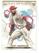 2022 Topps Inception Base Card #31 Tony Santillan Rookie Cincinnati Reds RC