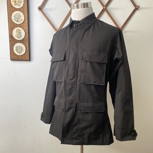 Vintage 90s Tru-Spec Tactical Utility Field Multipocket Shirt Jacket Small Long - Picture 11 of 14