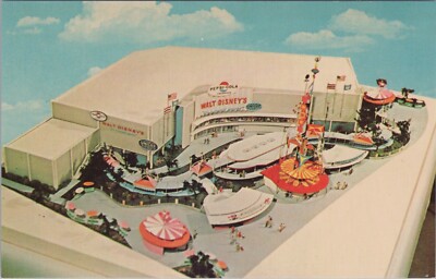 Pepsi Cola Pavilion Disney 1964 Worlds Fair Artist Rendering NY postcard CP4