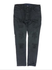 John Galliano Denim Jeans Black Men's Size 36x31 Slim