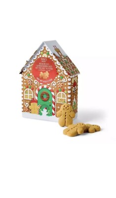 Marks And Spencer M&S Wind Up Musical Gingerbread House Tin Box 4.1 0z NIB