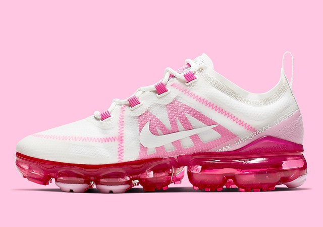 nike vapormax white pink
