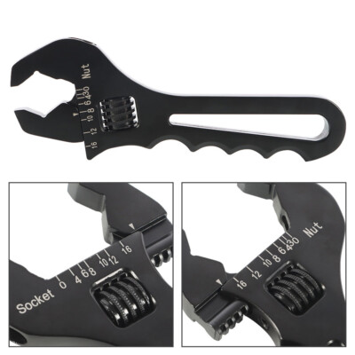 LABLT Adjustable Wrench For AN Fittings 3AN To 16AN | Billet Aluminum Hose Fitting Tool