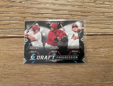 2019 Bowman Chrome Draft Progression Nolan Gorman Kirtley Thompson DPR-STL