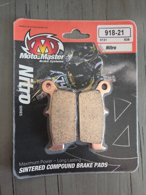 Moto-Master Sintered Compound Brake Pads-Part # 91821-NOS-FREE SHIPPING!